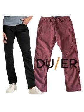 New DU/ER Red Rock No Sweat Relaxed Taper Jeans (31x30)